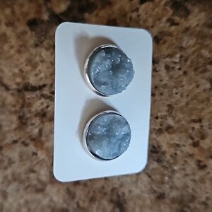 Handmade Druzy resin earrings